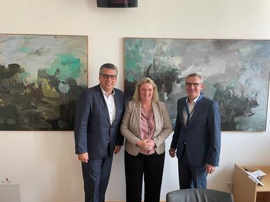 Austausch mit Wirtschaftsausschuss im Landtag