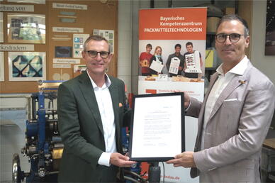 Auszeichnung für vorbildliche Förderung der Ausbildung