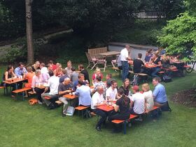 Netzwerkgrillen im Verbandsgarten