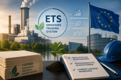 VBP bringt Anliegen der Papierindustrie zur ETS-Debatte bei politischen Entscheidungsträgern ein VBP bringt Anliegen der Papierindustrie zur ETS-Debatte bei politischen Entscheidungsträgern ein